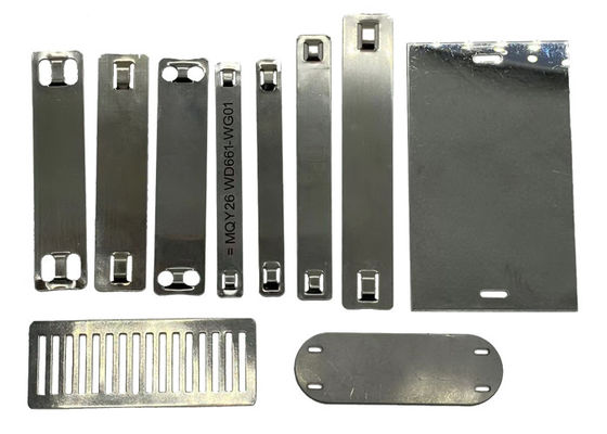 15mm Stainless Steel Marker Plate , SS Cable Tag Plate