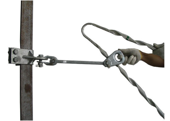 Double ADSS Fiber Cable AGS suspension clamp 100KN
