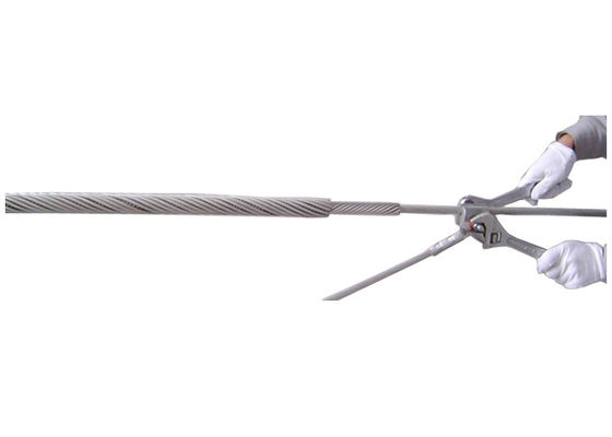 Double ADSS Fiber Cable AGS suspension clamp 100KN