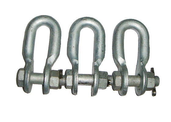 Bolt Type Galvanized Anchor Shackle For Fiber Cable