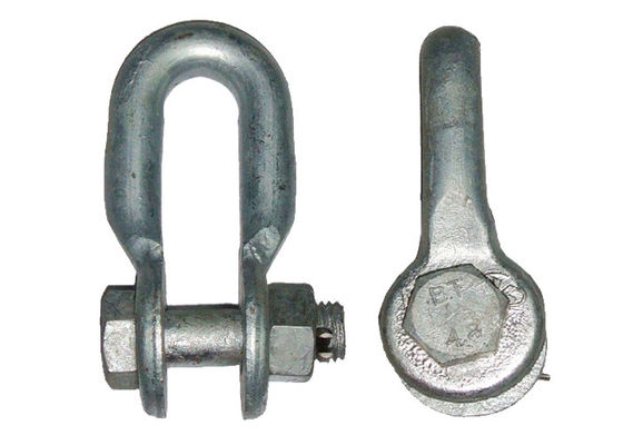 Bolt Type Galvanized Anchor Shackle For Fiber Cable