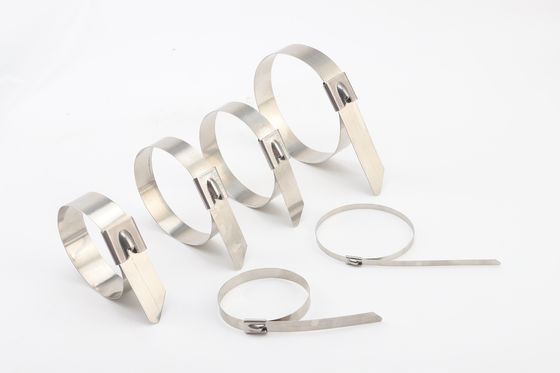 Ball Self Locking Stainless Steel Cable Tie 0.22 Inch