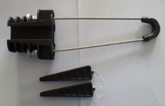 3KN ADSS Cable Fittings , Anchor Clamp For ABC Cable