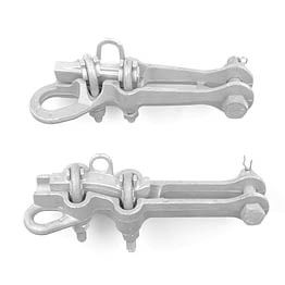 Dead Ends Bolted Aluminum Straight Line Strain Clamp 45KN