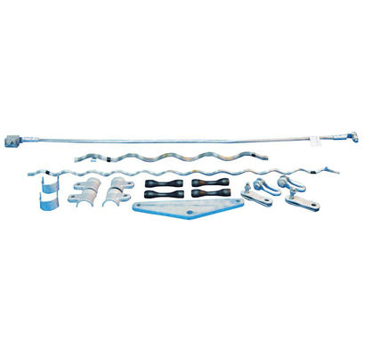 Double Helical Suspension Clamp , OPGW Preformed Suspension Clamp