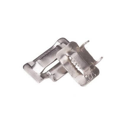 Heat Resisting Stainless Steel Strap Buckle , 1/2" Bandit Strap Buckles