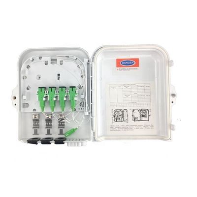 8 Core Waterproof FTTH Fiber Optic Distribution Box