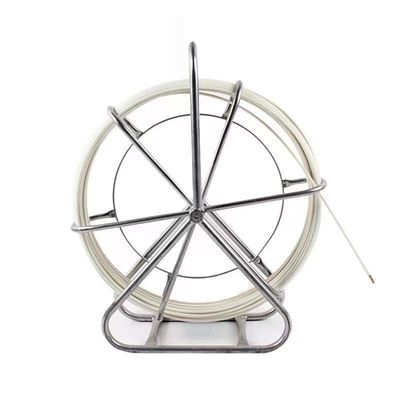 White ABS Plastic 8mm FRP Duct Rodder For Garden