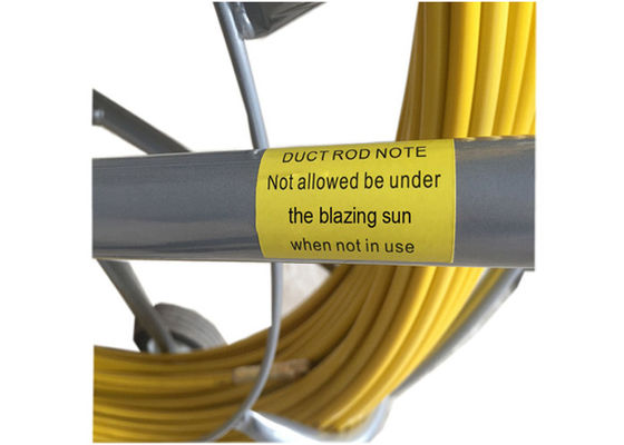 14MMx300M Fiberglass Duct Rodder , Underground Cable Pulling Duct Rod