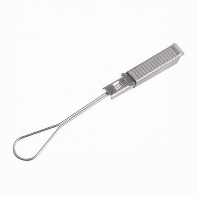 SS201 SS304 Fiber Optic Cable Accessories , Fiber Optic Drop Cable Clamp