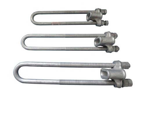 Stainless Steel Wedge Type Tension Clamp For Short Span ADSS