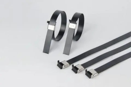Epoxy Coated Self Locking Stainless Steel Cable Tie 250lbs