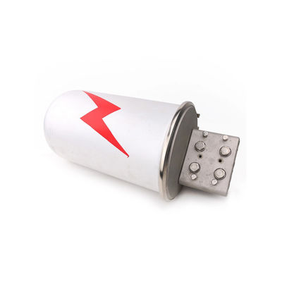 Cap Type OPGW Joint Box Metal Fiber Closure Silver White
