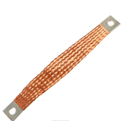 15mm Flat Braided Copper Ground Strap For Transformer Installation