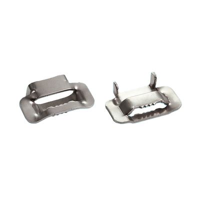 Ear Lock SS201 Stainless Steel Banding Clips 3/4" For Pipe