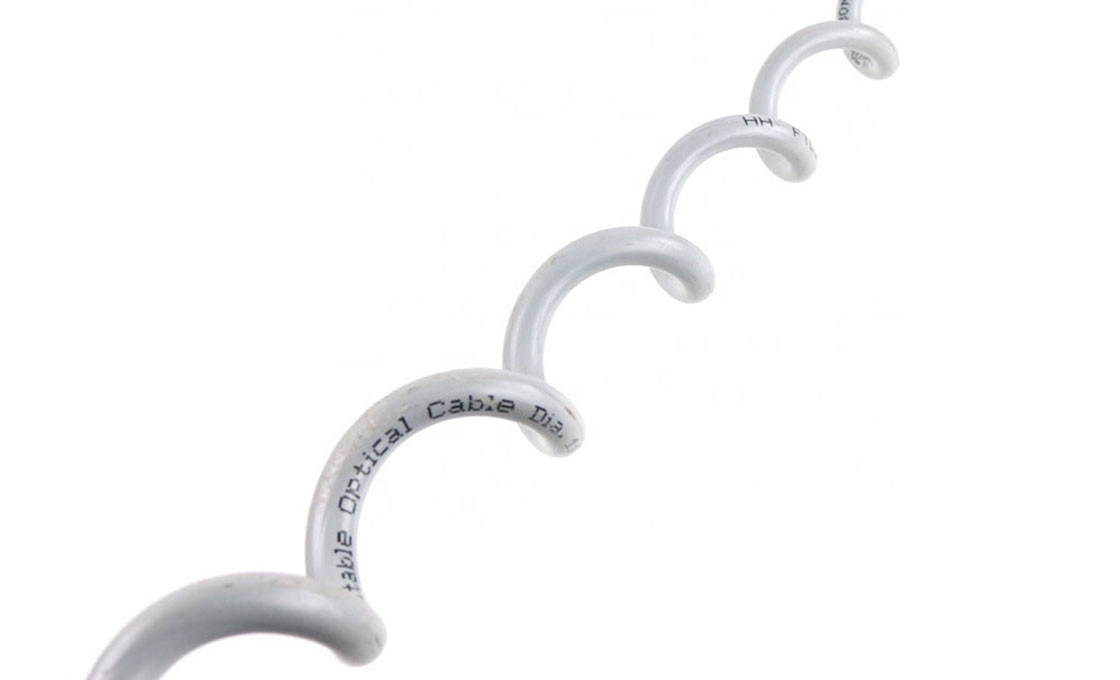 SGS PVC Spiral Vibration Dampers For Fiber Cable