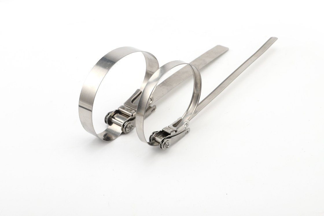 Universal Stainless Steel Banding Strap , 10mm Stainless Steel Metal Cable Ties
