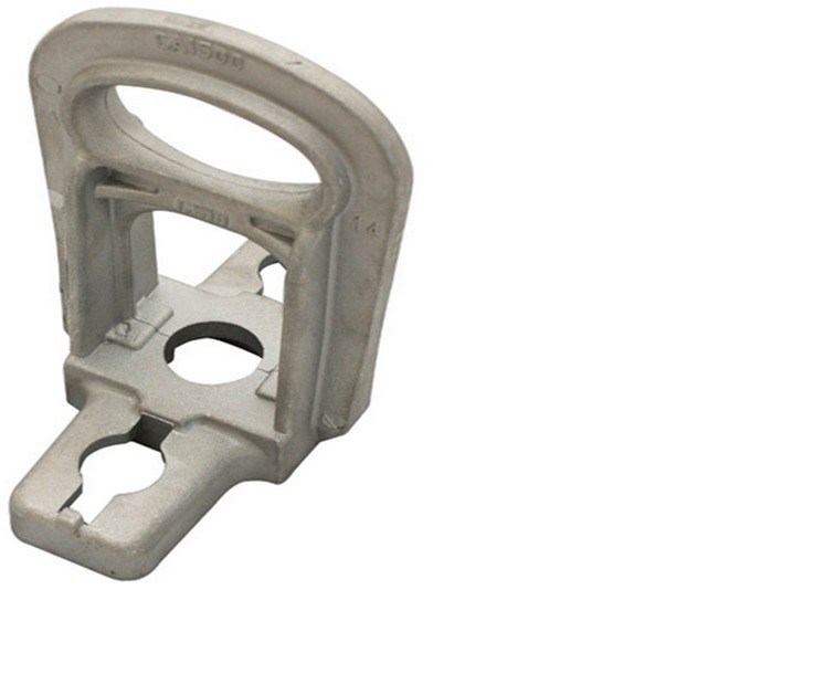 Cable Pole Anchor Bracket 18KN Installing With SS Strap