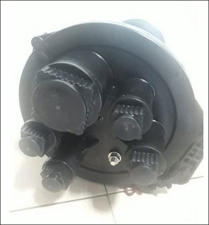Black Plastic ADSS Joint Box , Optical Fibre Cable Joint Closure