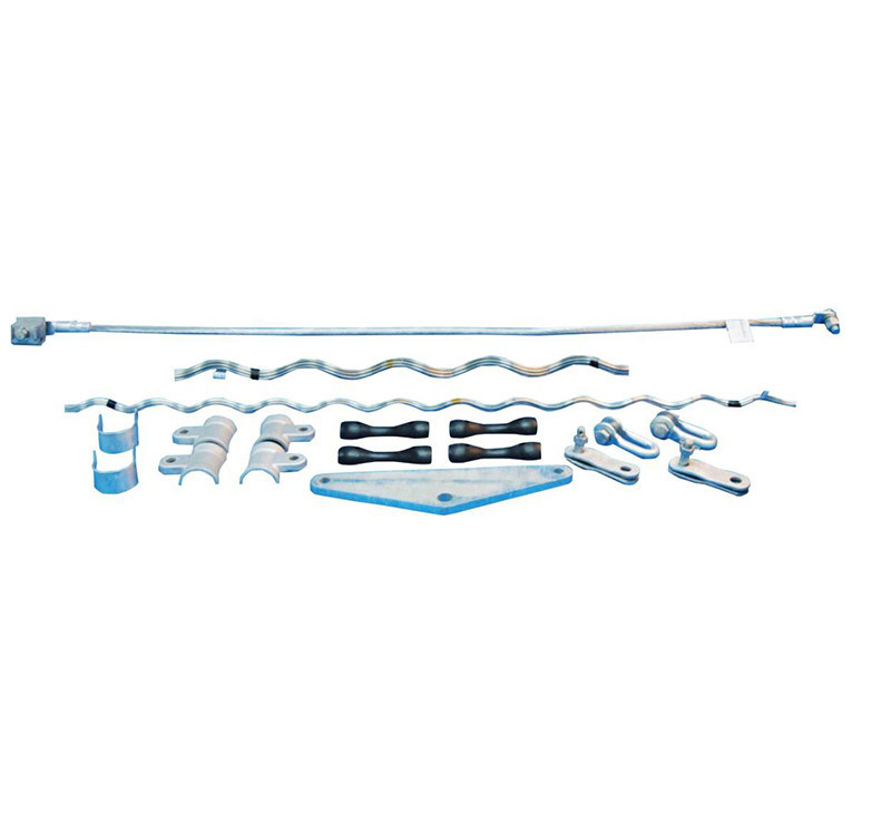 Double Helical Suspension Clamp , OPGW Preformed Suspension Clamp