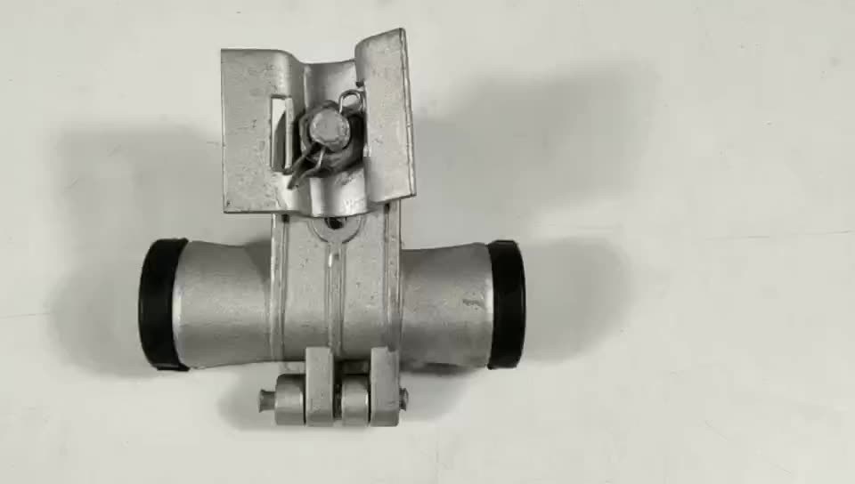 Outdoor OPGW Suspension Clamp , 120KN OPGW tension clamp